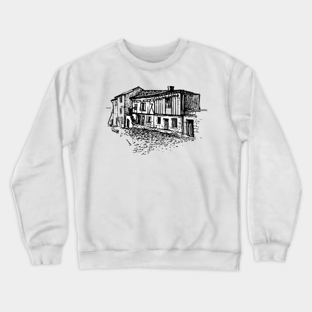 Beautiful country house Crewneck Sweatshirt by ElizabethArt